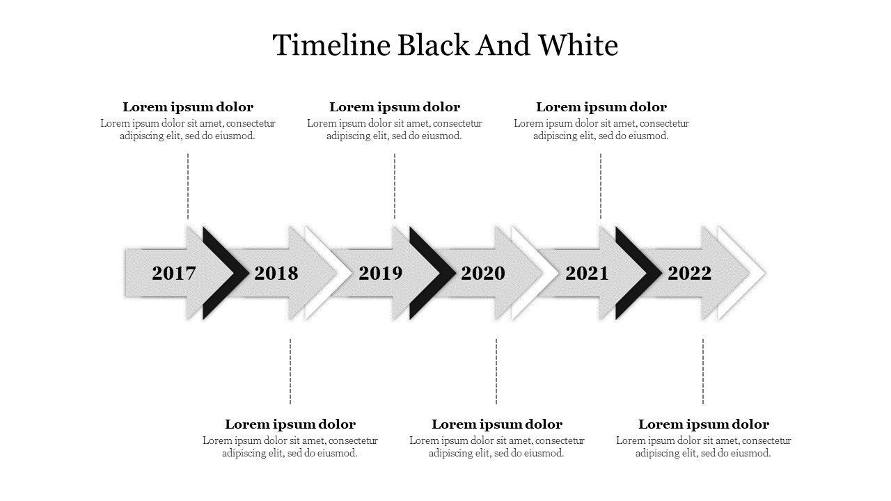 Timeline Black And White